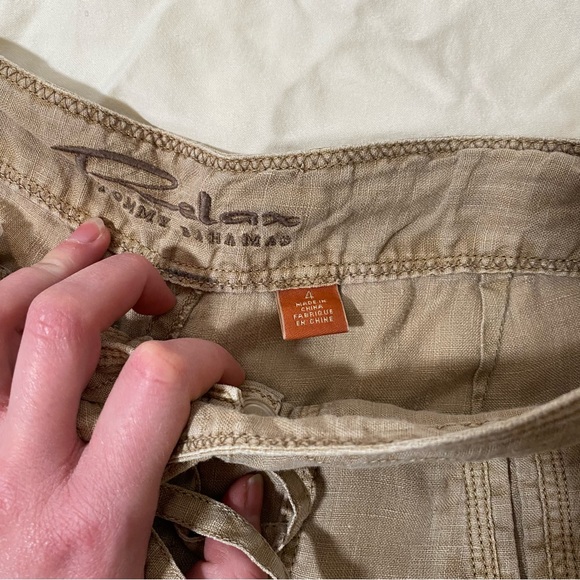 Tommy Bahama linen capris - Picture 5 of 6